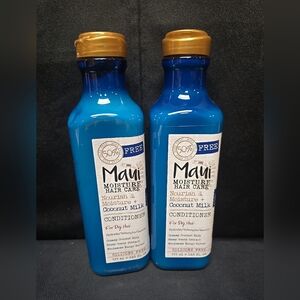 2pc Lot Maui Moisture Hair Care Conditioner For Dry Hair With Coconut Milk
